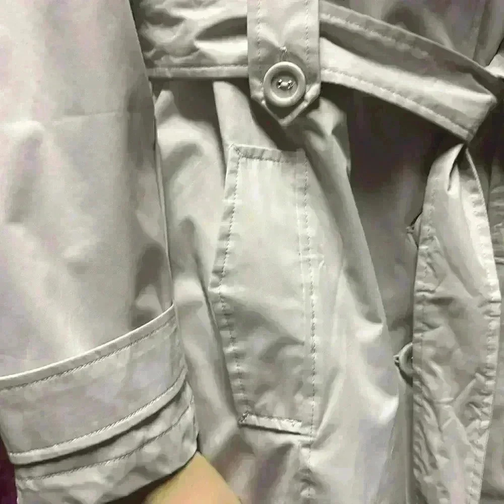 White Stag Classic women’s trench coat Belted Jacket Women’s Sz S 4-6 - Picture 5 of 14